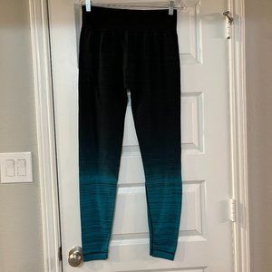 ⭐️ Pro Fit women's ombre print body-shaping full-length leggings